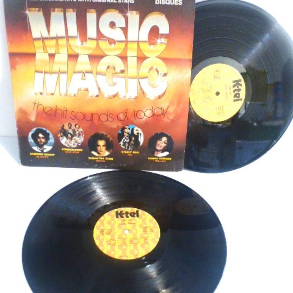 2 Album Set 1977 MUSIC MAGIC Record LP # TC 246 Canada Vinyl Original Hits Stars